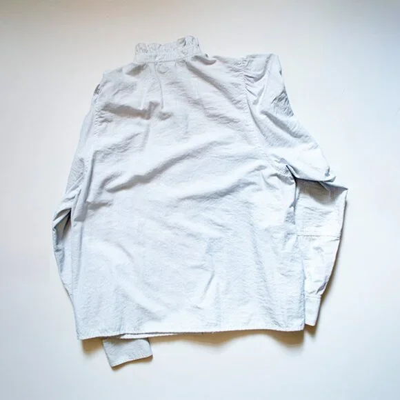 Puff Sleeve Button-Up - Picture 2 of 4